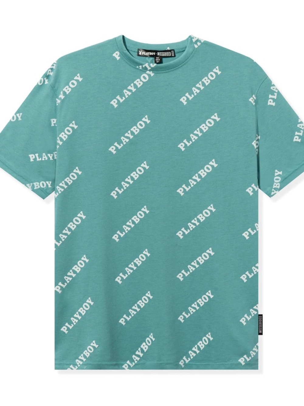 Playboy x Missguided Playboy Print Oversized T-shirt- NWOT never worn